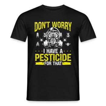 Pest Control Technician Bed Bug Killer Worker - Männer T-Shirt - Schwarz - Vorne - AI Model Male 178 light (178cm)
