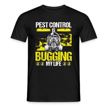 Pest Control Worker Animal Control Officer - Männer T-Shirt - Schwarz - Vorne - AI Model Male 178 light (178cm)