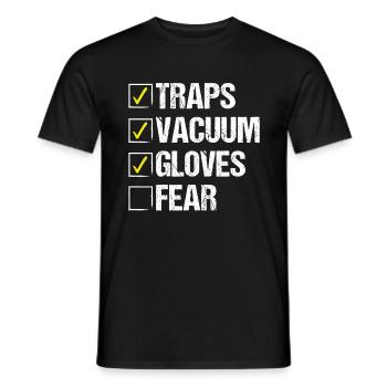 Animal Control Pest Control Technician Bug Killer - Männer T-Shirt - Schwarz - Vorne - AI Model Male 178 light (178cm)