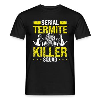 Termite Control Technician Termite Killer Pest - Männer T-Shirt - Schwarz - Vorne - AI Model Male 178 light (178cm)
