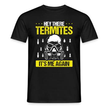 Termite Control Technician Pest Control Worker - Männer T-Shirt - Schwarz - Vorne - AI Model Male 178 light (178cm)