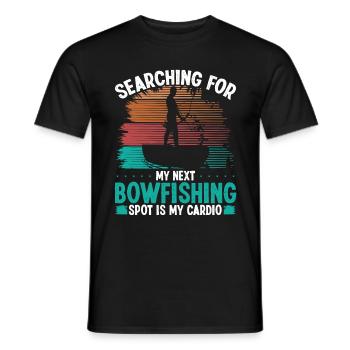 Bowfisher Bowfishing Spot Bowhunter Pêcheur - T-shirt homme - noir - Devant - AI Model Male 178 light (178cm)