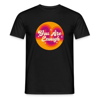 Vous êtes assez, la santé mentale - T-shirt homme - noir - Devant - AI Model Male 178 light (178cm)
