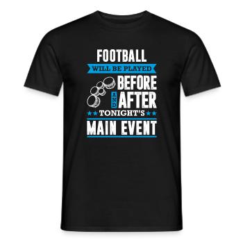 Funny Marching Band Season Tenor Drummer - Men's T-Shirt - black - Front - AI Model Male 178 light (178cm)