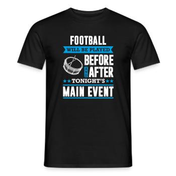 Funny Marching Band Season Snare Drum Music - Men's T-Shirt - black - Front - AI Model Male 178 light (178cm)