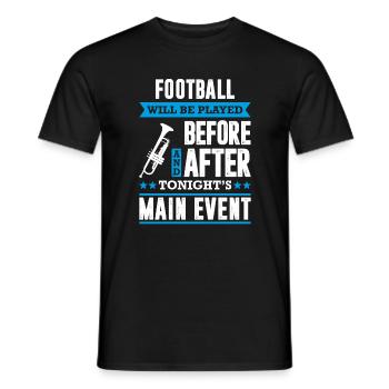 Funny Marching Band Season Trumpeter - Men's T-Shirt - black - Front - AI Model Male 178 light (178cm)