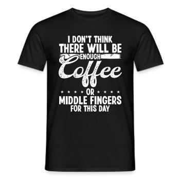 Funny Humor for Work Co Worker Job Sarcasm for Men - Männer T-Shirt - Schwarz - Vorne - AI Model Male 178 light (178cm)