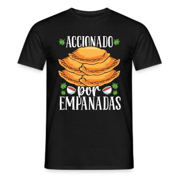Empanada Making Lover Latin Hispanic Food - Männer T-Shirt - Schwarz - Vorne - AI Model Male 178 light (178cm)