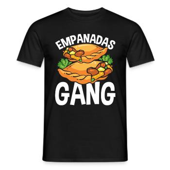 Empanada Maker Food Lover Empanadas Gang - Men's T-Shirt - black - Front - AI Model Male 178 light (178cm)