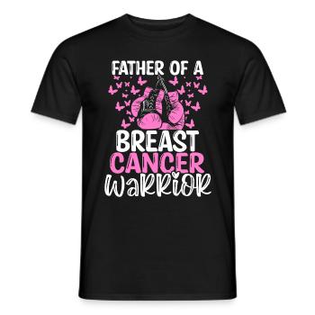 Breast Cancer Awareness Dad Fathers Day Papa - Männer T-Shirt - Schwarz - Vorne - AI Model Male 178 light (178cm)