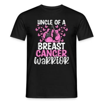 Breast Cancer Awareness Uncle Nephew Niece - Männer T-Shirt - Schwarz - Vorne - AI Model Male 178 light (178cm)