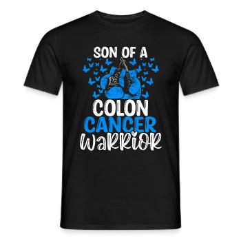 Colon Cancer Awareness Month Ribbon Son - Männer T-Shirt - Schwarz - Vorne - AI Model Male 178 light (178cm)