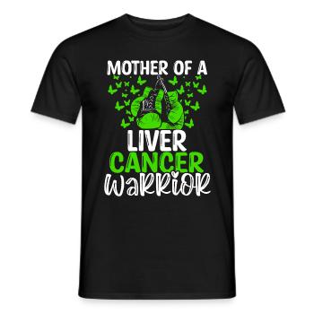 Liver Cancer Awareness Mom Mothers Day Mama - Männer T-Shirt - Schwarz - Vorne - AI Model Male 178 light (178cm)