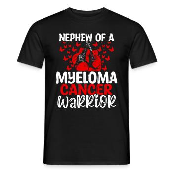 Myeloma Cancer Awareness Nephew Aunt Uncle - Männer T-Shirt - Schwarz - Vorne - AI Model Male 178 light (178cm)