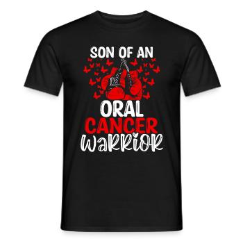 Oral Cancer Awareness Month Ribbon Son - Männer T-Shirt - Schwarz - Vorne - AI Model Male 178 light (178cm)