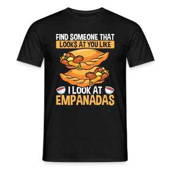Empada Lover Find someone that looks Empanadas - Männer T-Shirt - Schwarz - Vorne - AI Model Male 178 light (178cm)