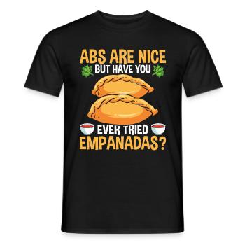 Empada Lover Abs sont sympas mais Empanadas Colombia - T-shirt homme - noir - Devant - AI Model Male 178 light (178cm)