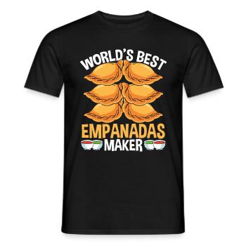 Empada Lover Worlds meilleur Empanadas Maker ColombiaE - T-shirt homme - noir - Devant - AI Model Male 178 light (178cm)