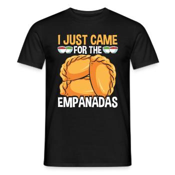 Empada Lover I just came for the Empanada Colombia - Männer T-Shirt - Schwarz - Vorne - AI Model Male 178 light (178cm)