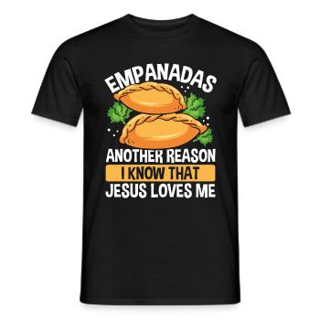 Empada Lover Empanadas another Reason God Colombia - Männer T-Shirt - Schwarz - Vorne - AI Model Male 178 light (178cm)