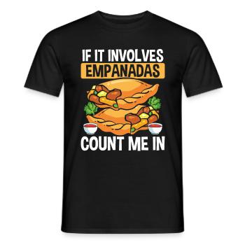 Empada Lover S’il s’agit d’Empanadas Colombia - T-shirt homme - noir - Devant - AI Model Male 178 light (178cm)