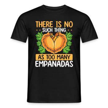 Empada Lover Pas d’Empanadas Colombia - T-shirt homme - noir - Devant - AI Model Male 178 light (178cm)