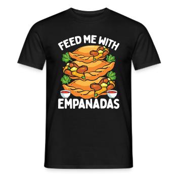 Empada Lover Nourrissez-moi avec Empanadas Colombia - T-shirt homme - noir - Devant - AI Model Male 178 light (178cm)