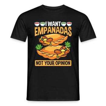 Empada Lover Je veux Empanadas Maker Colombie - T-shirt homme - noir - Devant - AI Model Male 178 light (178cm)