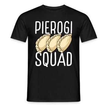 Pierogi Lover Pierogi Maker Polish Food Squad - T-shirt homme - noir - Devant - AI Model Male 178 light (178cm)