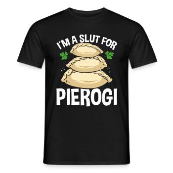 Pierogi Lover Femmes Pierogi Maker Cuisine polonaise - T-shirt homme - noir - Devant - AI Model Male 178 light (178cm)