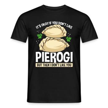 Pierogi Maker Polish Food Pierogi Making Press - Men's T-Shirt - black - Front - AI Model Male 178 light (178cm)