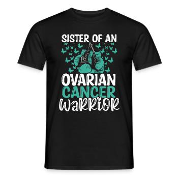 Ovarian Cancer Awareness Sister Twins Sibling - Männer T-Shirt - Schwarz - Vorne - AI Model Male 178 light (178cm)