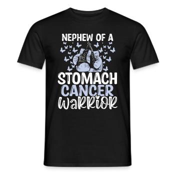 Stomach Cancer Awareness Nephew Aunt Uncle - Männer T-Shirt - Schwarz - Vorne - AI Model Male 178 light (178cm)