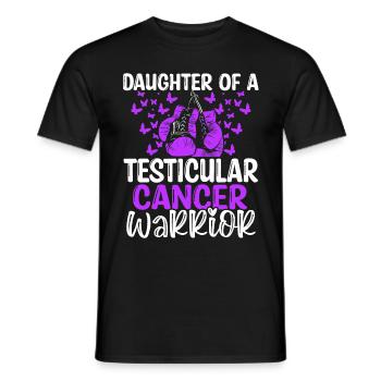 Mois de la sensibilisation au cancer du testicule Fille - T-shirt homme - noir - Devant - AI Model Male 178 light (178cm)