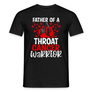 Throat Cancer Awareness Dad Fathers Day Papa - Männer T-Shirt - Schwarz - Vorne - AI Model Male 178 light (178cm)