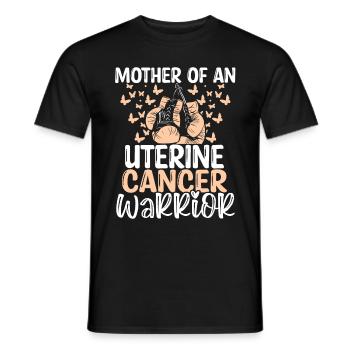 Uterine Cancer Awareness Mom Mothers Day Mama - Men's T-Shirt - black - Front - AI Model Male 178 light (178cm)