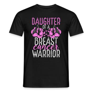 Daughter Breast Cancer Awareness Month Ribbon - Männer T-Shirt - Schwarz - Vorne - AI Model Male 178 light (178cm)