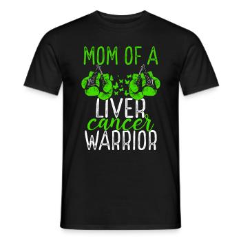 Mom Liver Cancer Awareness Mothers Day Mama - Männer T-Shirt - Schwarz - Vorne - AI Model Male 178 light (178cm)