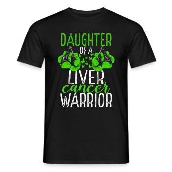 Daughter Liver Cancer Awareness Month Ribbon - Männer T-Shirt - Schwarz - Vorne - AI Model Male 178 light (178cm)