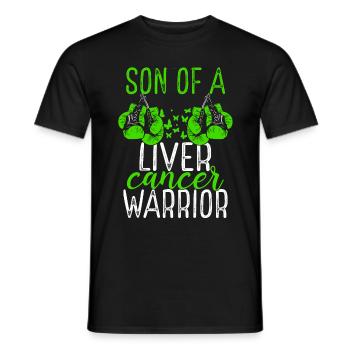 Son Liver Cancer Awareness Month Ribbon - Männer T-Shirt - Schwarz - Vorne - AI Model Male 178 light (178cm)