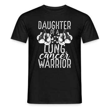 Daughter Lung Cancer Awareness Month Ribbon - Männer T-Shirt - Schwarz - Vorne - AI Model Male 178 light (178cm)