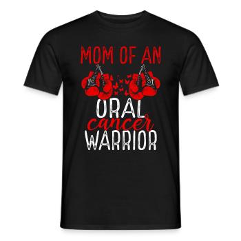 Maman Sensibilisation au cancer de la cavité buccale Fête des mères Maman - T-shirt homme - noir - Devant - AI Model Male 178 light (178cm)