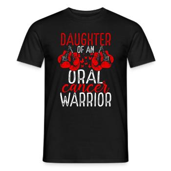 Daughter Oral Cancer Awareness Month Ribbon - Männer T-Shirt - Schwarz - Vorne - AI Model Male 178 light (178cm)