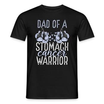 Dad Stomach Cancer Awareness Fathers Day Papa - Männer T-Shirt - Schwarz - Vorne - AI Model Male 178 light (178cm)