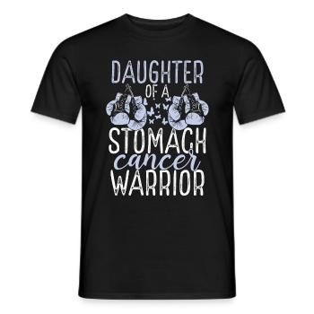 Daughter Stomach Cancer Awareness Month Ribbon - Männer T-Shirt - Schwarz - Vorne - AI Model Male 178 light (178cm)