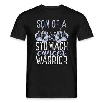 Son Stomach Cancer Awareness Month Ribbon - Männer T-Shirt - Schwarz - Vorne - AI Model Male 178 light (178cm)