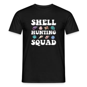 Shell Hunting Squad, Muscheln sammeln - Männer T-Shirt - Schwarz - Vorne - AI Model Male 178 light (178cm)