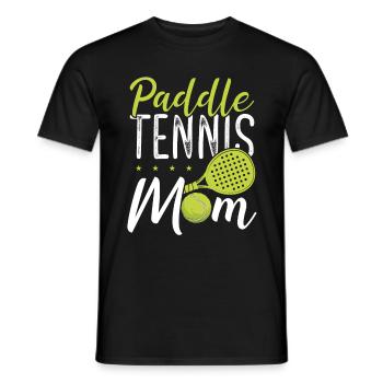 Paddle Tennis Maman Fête des mères Paddle Mama Player - T-shirt homme - noir - Devant - AI Model Male 178 light (178cm)