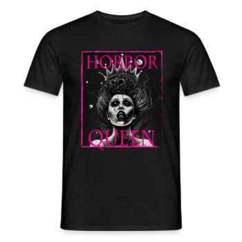 Evil Old Woman Horror Gothic Horror Witch Abstract - Men's T-Shirt - black - Front - AI Model Male 178 light (178cm)