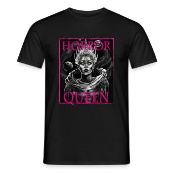 Evil Old Woman Horror Gothic Horror Witch Abstract - Men's T-Shirt - black - Front - AI Model Male 178 light (178cm)
